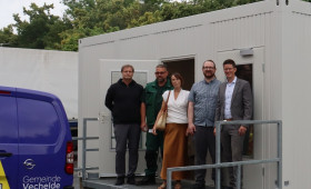 Modulcontainer schaffen Platz für Bauhof-Mitarbeiter in Vechelde