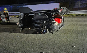 Feuerwehr Sottrum nach Verkehrsunfall auf der A1 im Einsatz