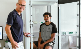 Braunschweigs Basketball-Profis zum Leistungscheck im Klinikum Wolfenbüttel