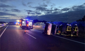 Cremlingen: Unfälle auf der A39 - Feuerwehr und Rettungsdienst im Einsatz