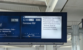 Polizeieinsatz ohne Polizei: Bei Peine wurde der Zugverkehr unterbrochen