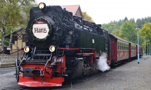 Der „Typisch Harz-Express“ startet in Quedlinburg. Foto: A. Lehmberg, HTV