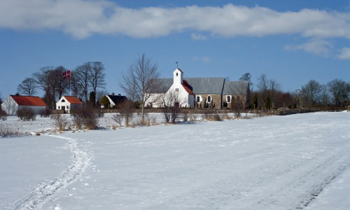 Schneelandschaft in Todbjerg. Foto: Privat