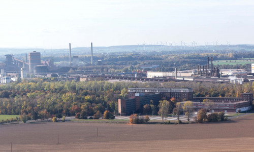 Die Salzgitter AG plant den Bau einer 2,2 Megawatt-PEM- Elektrolyse zur Herstellung von "grünem" Wasserstoff. Foto: Rudolf Karliczek