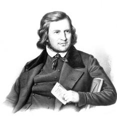 So sah er aus: Hoffmann von Fallersleben, um 1845. Foto: Hoffmann-von-Fallersleben-Museum