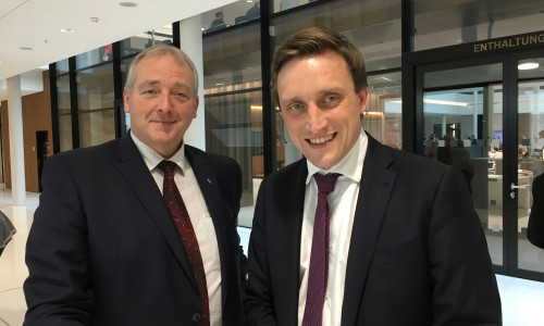 Frank Oesterhelweg (l.) und Sebastian Lechner. Foto: CDU