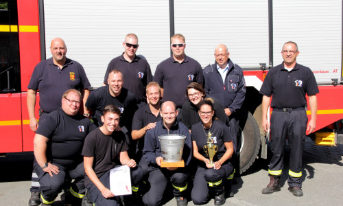 Den traditionellen Stadtwettbewerb der elf Goslarer Feuerwehren konnte die Goslarer Wehr für sich entscheiden. Foto: Feuerwehr Goslar