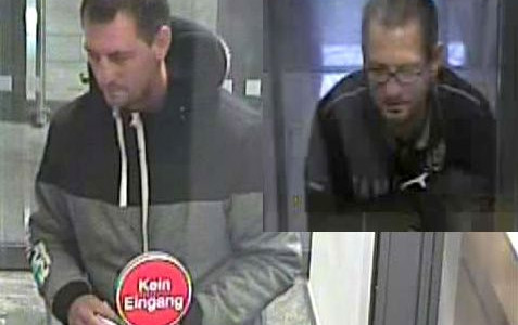 Der gleiche Mann, einmal mit und einmal ohne Brille, hob am 20. Oktober 2016 mit einer gestohlenen EC-Karte in Braunschweig Geld ab. Foto: Polizei