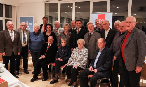 Traditionell ehrt die SPD Braunschweig am Jahresende langjährige Mitglieder. Foto: Robin Koppelmann / SPD Braunschweig