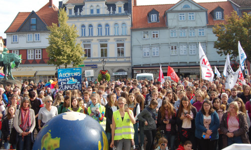 Fridays for Future fordert den Bürgermeister auf, ein verfasstes Forderungspapier persönlich entgegenzunehmen. Foto: FFF Wolfenbüttel