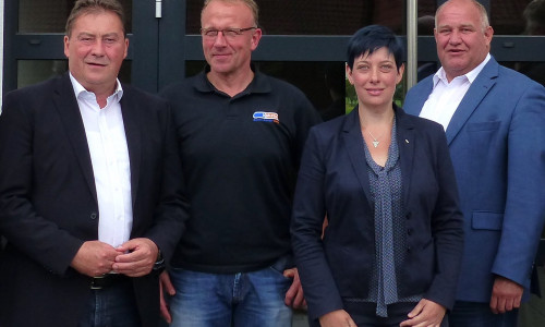 Uwe Lagosky, Sven Kakstein, Sarah Grabenhorst-Quidde, Norbert Löhr (v. li.). Foto: CDU