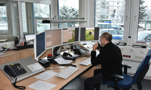 Blick in die neue Einsatzleitstelle der Polizei Goslar. Foto: Polizei Goslar