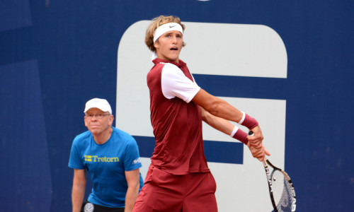Titelverteidiger Alexander „Sascha“ Zverev aus Hamburg (18 Jahre, Nr. 74 ATP). Foto: Westend-PR