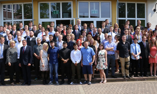 Absolventen der Carl-Gotthard-Langhans-Schule. Foto: Privat