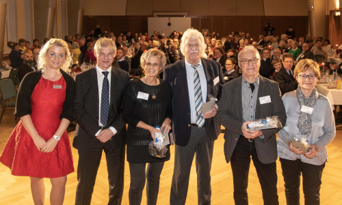 Oberbürgermeister Frank Klingebiel (2. v. li.) mit den Vertretern des Fredenberg Forums. Fotos: Rudolf Karliczek