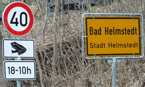 Die Kreisverkehrswacht Helmstedt weist auf die Krötenwanderungen hin. Foto: Kreisverkehrswacht Helmstedt