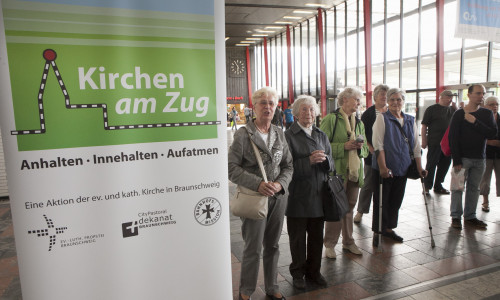 Die Reihe "Kirchen am Zug" macht am Mittwoch am Hauptbahnhof Station. Foto: Ev. Kirchengemeinde St. Magni