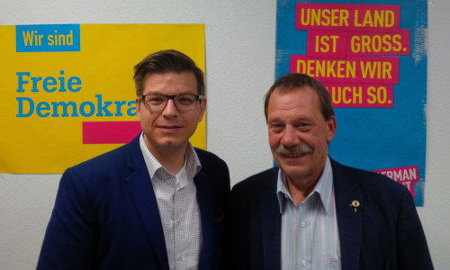 Björn Försterling und Thomas Fach. Foto: FDP