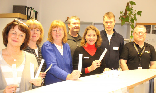 Das Team vom medizinischen Dienst der Zentralen Polizeidirektion Niedersachsen betreute die Typisierungsaktion in Braunschweig. Fotos: Anke Donner 
