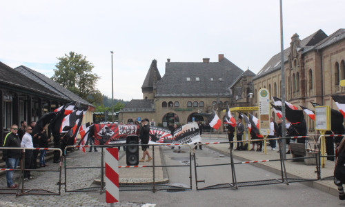 In Goslar fanden am Samstag zwei Kundgebungen statt. Fotos/Video: Anke Donner