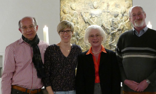 Von links: Norbert Rother, Caroline Reichel, Marianne Buchholz und Volker Brandt. Foto: Jörg Weber