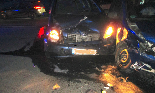 Der Toyota wurde stark beschädigt. Foto: Polizeiinspektion Goslar