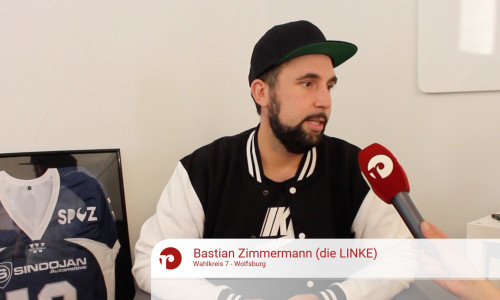 Bastian Zimmermann (die LINKE) im regionalHeute.de-Interview. Video/Foto: Sandra Zecchino