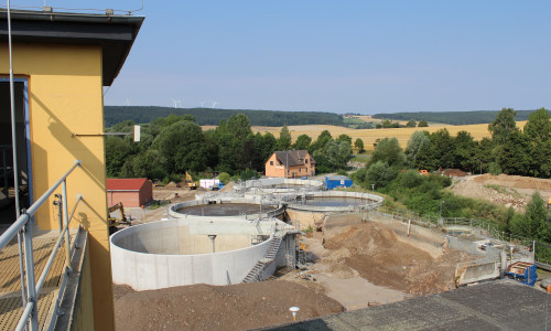 Schon in wenigen Wochen wird das neue Becken in Betrieb genommen. Foto: Stadt Seesen