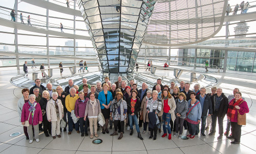 Der Besuch des Bundestages stellte ein Higlight der Berlinfahrt da. Foto: Büro Pahlmann