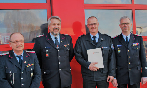 Von links: Karsten Reschke, Christian Lüer, Christoph Schwanke und Ingo Schönbach. Fotos: Feuerwehr Braunschweig