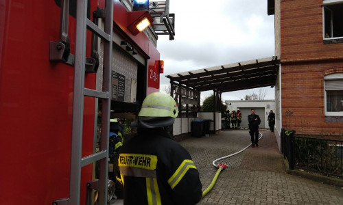 Gestern Nachmittag musste die Wolfenbütteler Feuerwehr in die Fritz-Fischer-Straße anrücken. Foto: Werner Heise