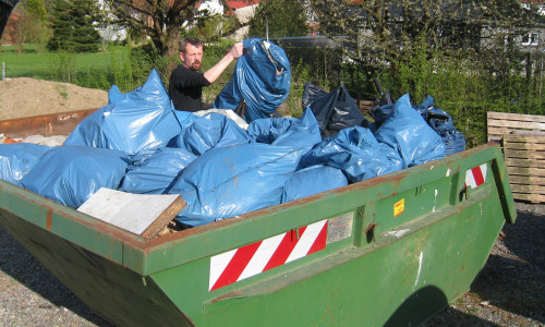 Jede Menge Müll kam in der Woche zusammen. Fotos: Gemeinde Lehre