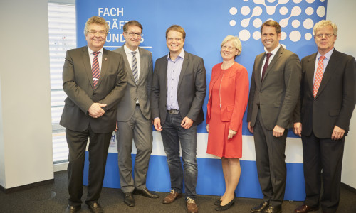 Die acht regionalen Fachkräftebündnisse Niedersachsens haben sich am Donnerstag zum Erfahrungsaustausch in Braunschweig getroffen. Foto: Allianz für die Region