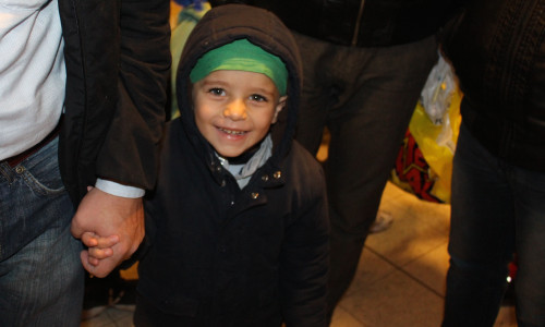 Der kleine Ali aus Syrien soll am 20. Januar operiert werden. Foto: Martina Hesse.
