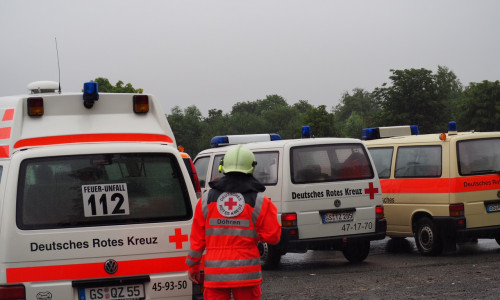 Das Rote Kreuz hatte einen Großeinsatz. Ein Pflegeheim musste evakuiert werden. Foto: DRK Goslar/Nico Flebbe 