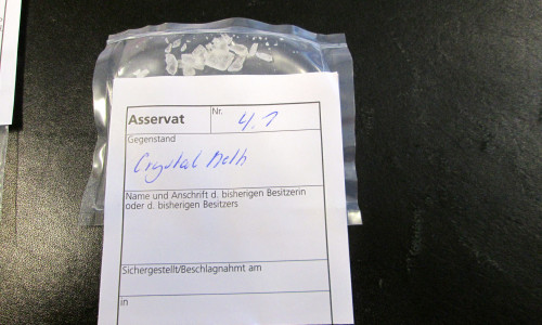 Crystal Meth ist in Goslar noch kein ernst zu nehmendes Problem. Foto: Polizei