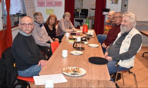 Auch im neuen Jahr fand im Roten Pavillon in der Fischerstraße 19b am letzten Mittwoch des Monats das Sozialcafé statt. Foto: Die Linke