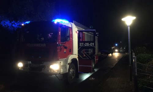Die Feuerwehr Schöppenstedt war mit einem Löschzug vor Ort. Foto: Feuerwehr Schöppenstedt