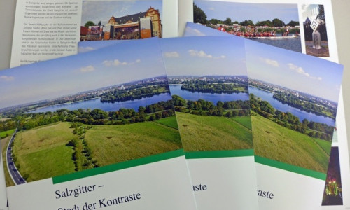 Die Broschüre "Salzgitter - Stadt der Kontraste" Foto: Stadt Salzgitter