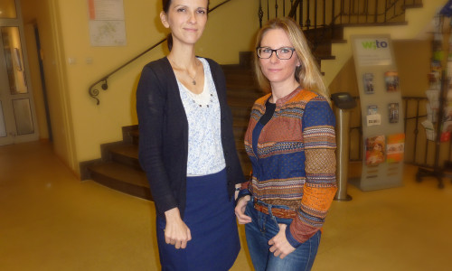 Elisa Kiefer (links) und Britta Janotta vom Pflegekinderdienst. Foto: Landkreis Helmstedt