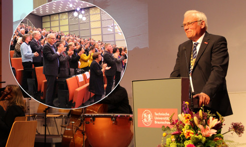 Abschied nach zwölf Jahren Amtszeit: Stehende Ovationen für den scheidenden Präsidenten Hesselbach. Fotos: Nick Wenkel