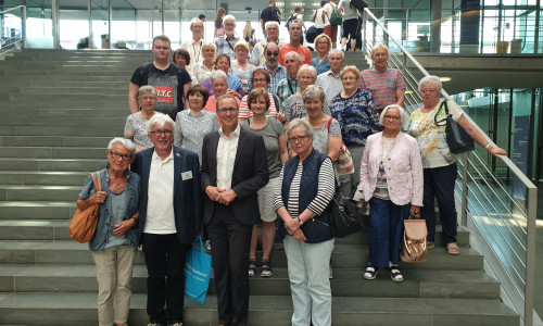 Dr. Roy Kühne empfing Mitglieder und Begleitpersonen der Krebs-Selbsthilfegruppen Goslar im Deutschen Bundestag Foto: Büro Dr. Roy Kühne