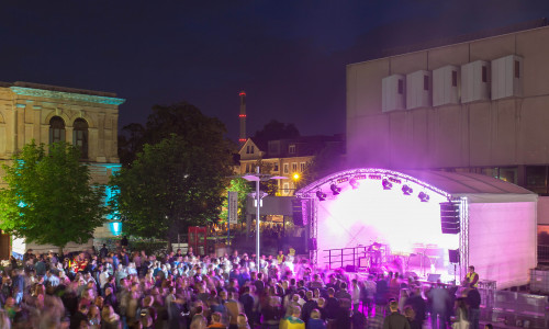 Zur TU-Night am 17. Juni spielen Musiker aus Berlin, Braunschweig und der Region auf vier Bühnen. Foto: Sebastian Olschewski/ TU Braunschweig