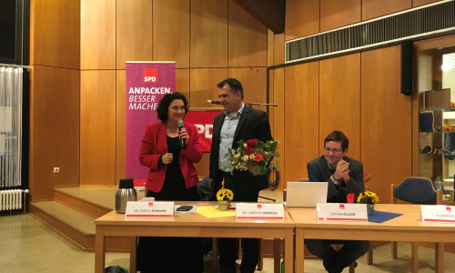 Dr. Carola Reimann wurde am Donnerstag für die Bundestagswahl 2017nominiert. Foto: SPD