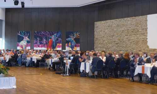 266 Gäste nahmen an der Vertreterversammlung im Hotel "Der Achtermann" teil. Foto: Volksbank Nordharz eG