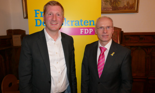 Jan-Christoph Oetjen war zu Gast in Peine. Foto: FDP
