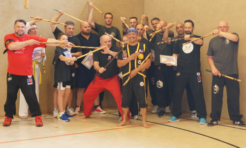 Etwa zwanzig begeisterte Sportler kamen zum Seminar. Foto: Martial Arts Group e.V. Wolfenbüttel
