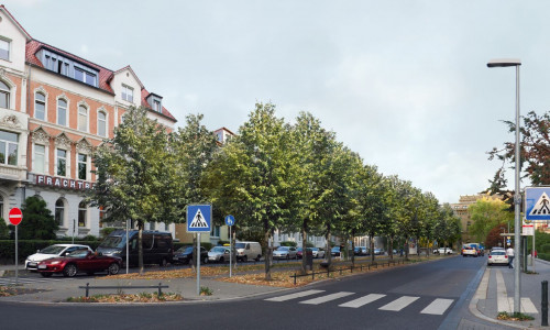 Ein wenig Photoshop macht es möglich: So könnte die Jasperallee in naher Zukunft aussehen. Foto: Stadt Braunschweig