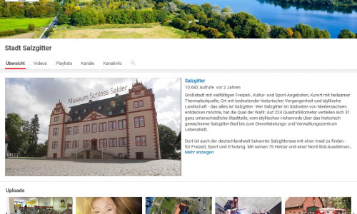 Youtube-Kanal der Stadt. Screenshot: Stadt Salzgitter