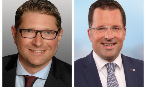Marco Kelb, Samtgemeindebürgermeisterkandidat (CDU) und Kai Seefried, Generalsekretär der CDU in Niedersachsen. Foto: Privat